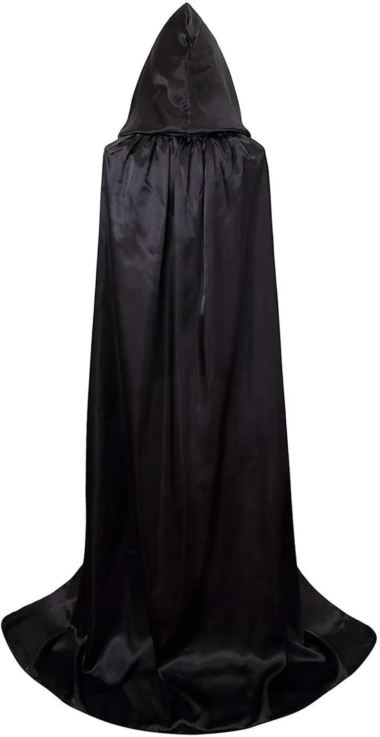 Halloween Leisure Fashion Apparel Witch Cloak Cape Pointed Hat Cape Cape Cape Gothic T Shirt Dress