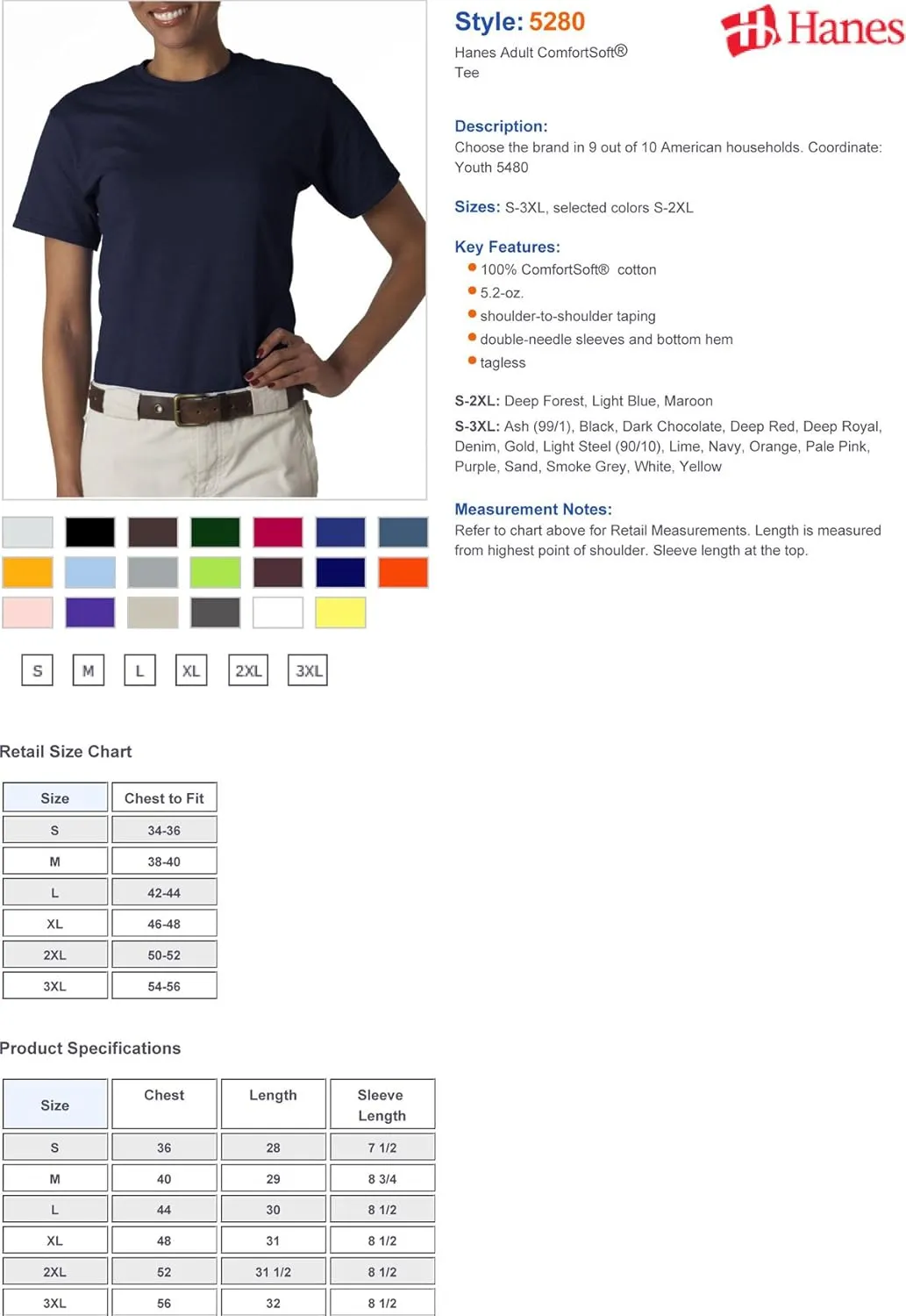 Hanes Men's 5-Pack Comfortsoft V-Neck Tee