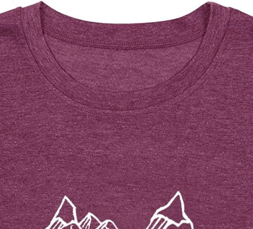 Hiking Mountain Shirts Women Funny Adventure Graphic Tank Top Summer Outdoor Camping Sleeveless Tee