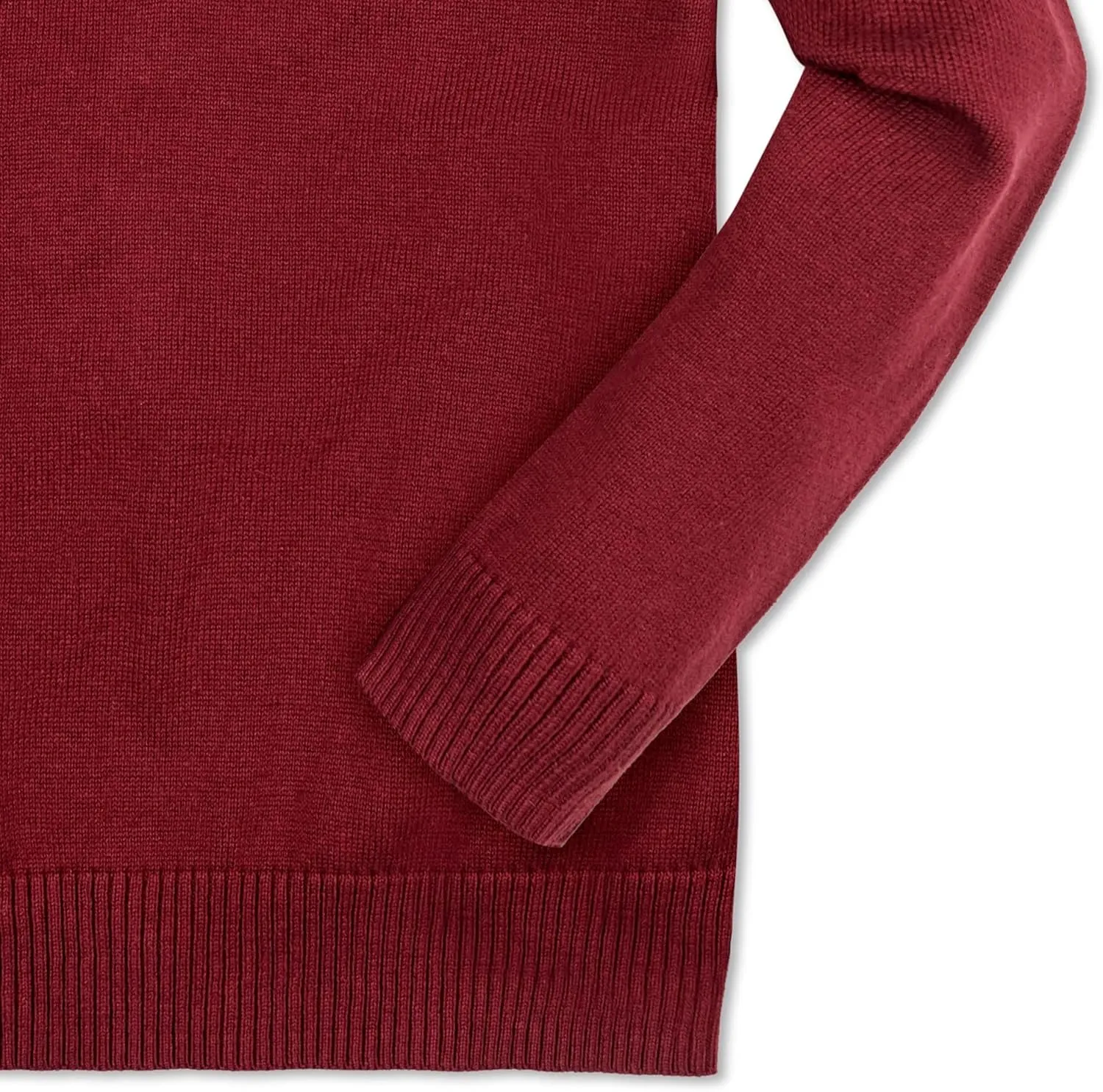 Hope & Henry Boys' Long Sleeve Henley Pullover Sweater