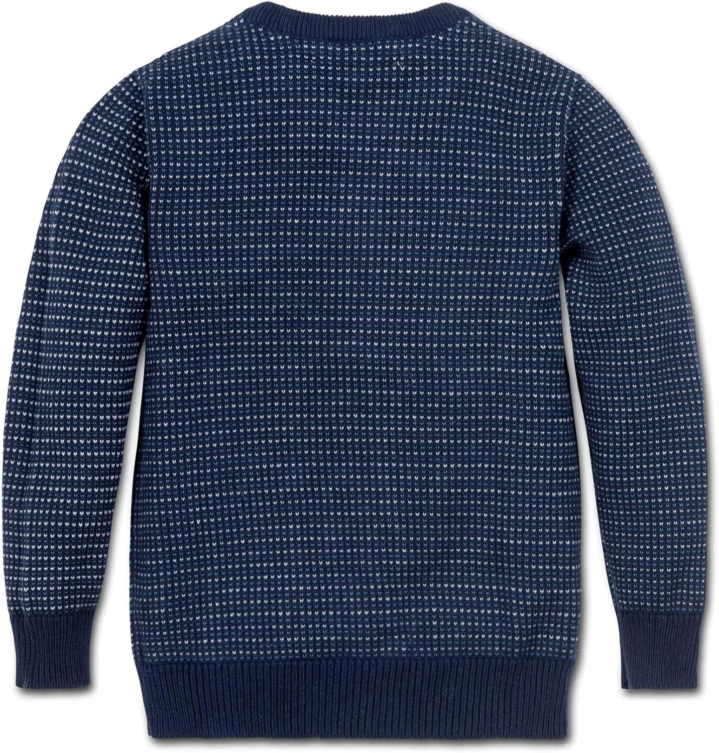 Hope & Henry Boys' Long Sleeve Henley Pullover Sweater