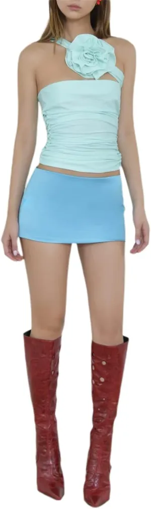 IMISSILLEB Women's Strapless Crop Tops Y2k Sexy Backless Bandeau Tube Top Vest Vintage Camisole Tank Tops Shirt Streetwear