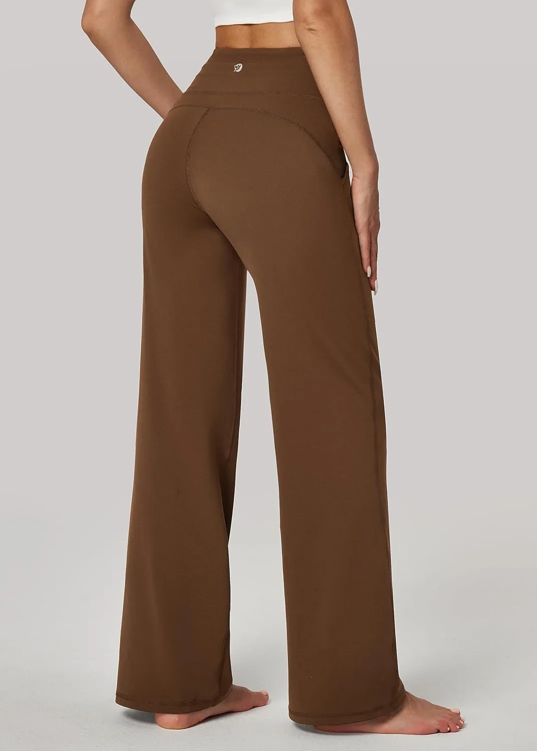 IUGA Wide Leg Yoga Pants for Women Sweatpants with Pockets Yoga Pants Flare Lounge Pants Loose High Waist Comfy Workout Dance