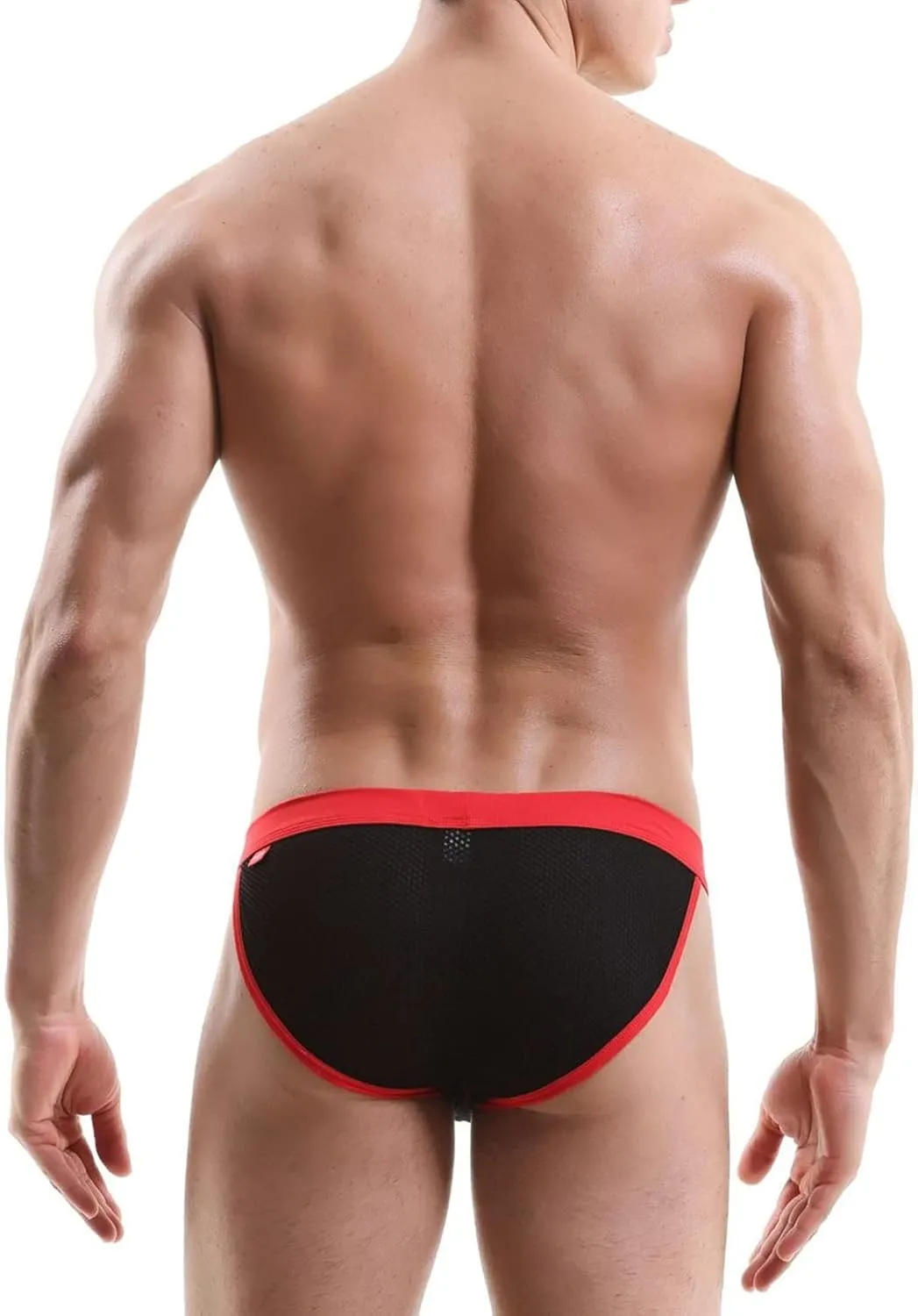 JEShifangjiusu Mens Sexy Micro Mesh Briefs Bikini Soft Breathable Bulge Pouch Underwear See Through Bikini Under Panties