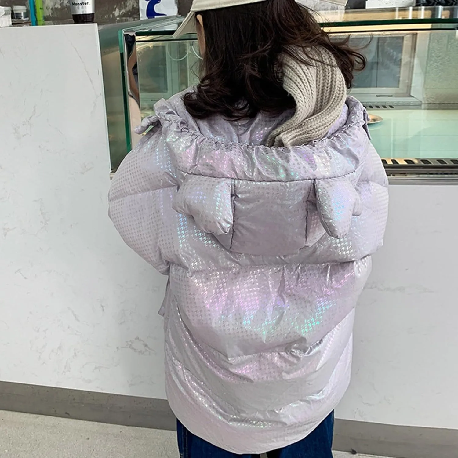 Kids Toddler Baby Girls Boys Winter Warm Thick Solid Cotton Long Sleeve Padded Jacket Coat Clothes Coat Girls