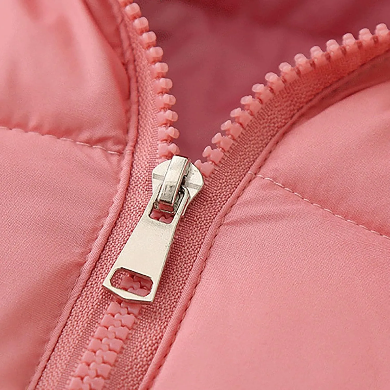Kids Toddler Baby Girls Winter Warm Thick Solid Cotton Long Sleeve Padded Jacket Coat Clothes Babies Winter Coats Girls