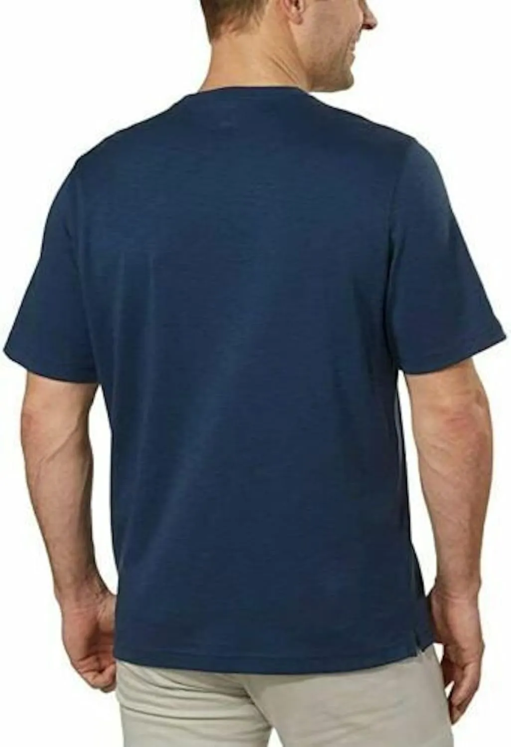 KIRKLAND Signature Men's Short Sleeve Pima Cotton Slub T-Shirt