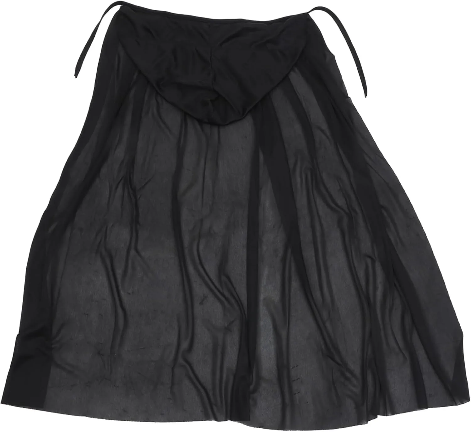 Kisangel Halloween Scarf Cloak Decorative Cape Black Cape for Costume Party Wear
