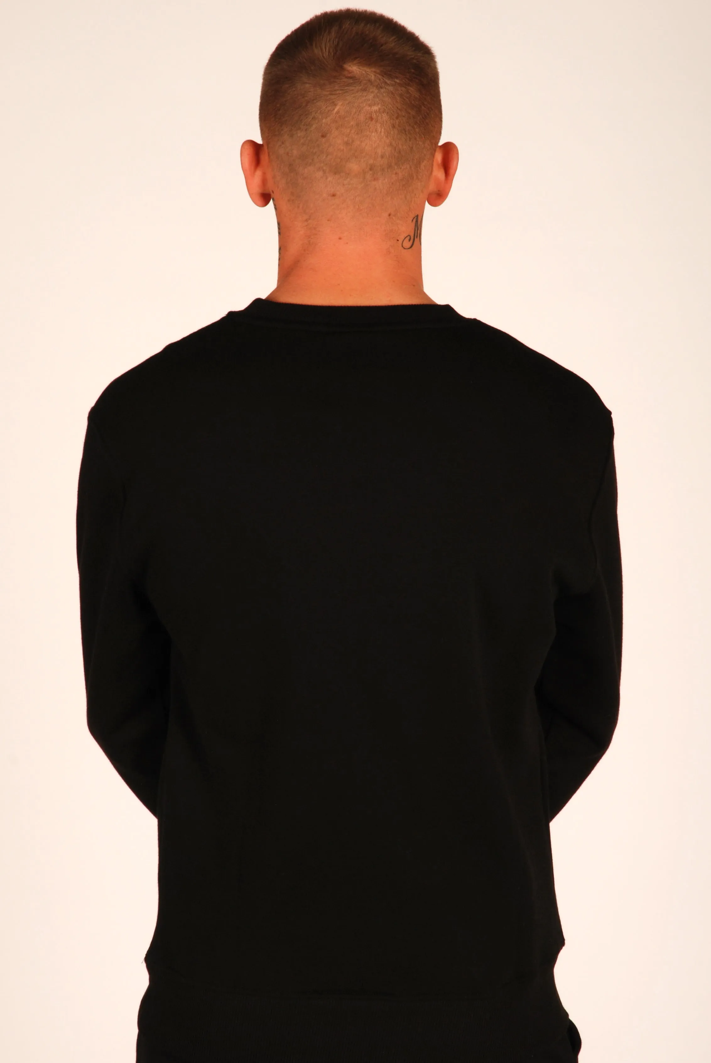 KRONK Detroit Applique Sweatshirt Loose Fit Black
