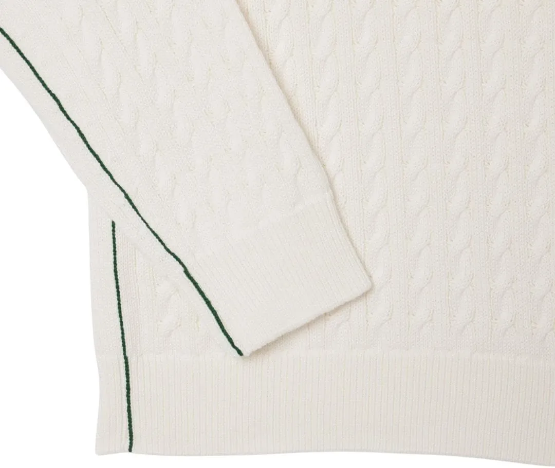Lacoste Men's Cable Knit Cotton Sweater