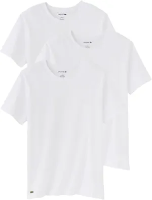 Lacoste Men's Cotton Undershirt Crew Tee 3 Pack