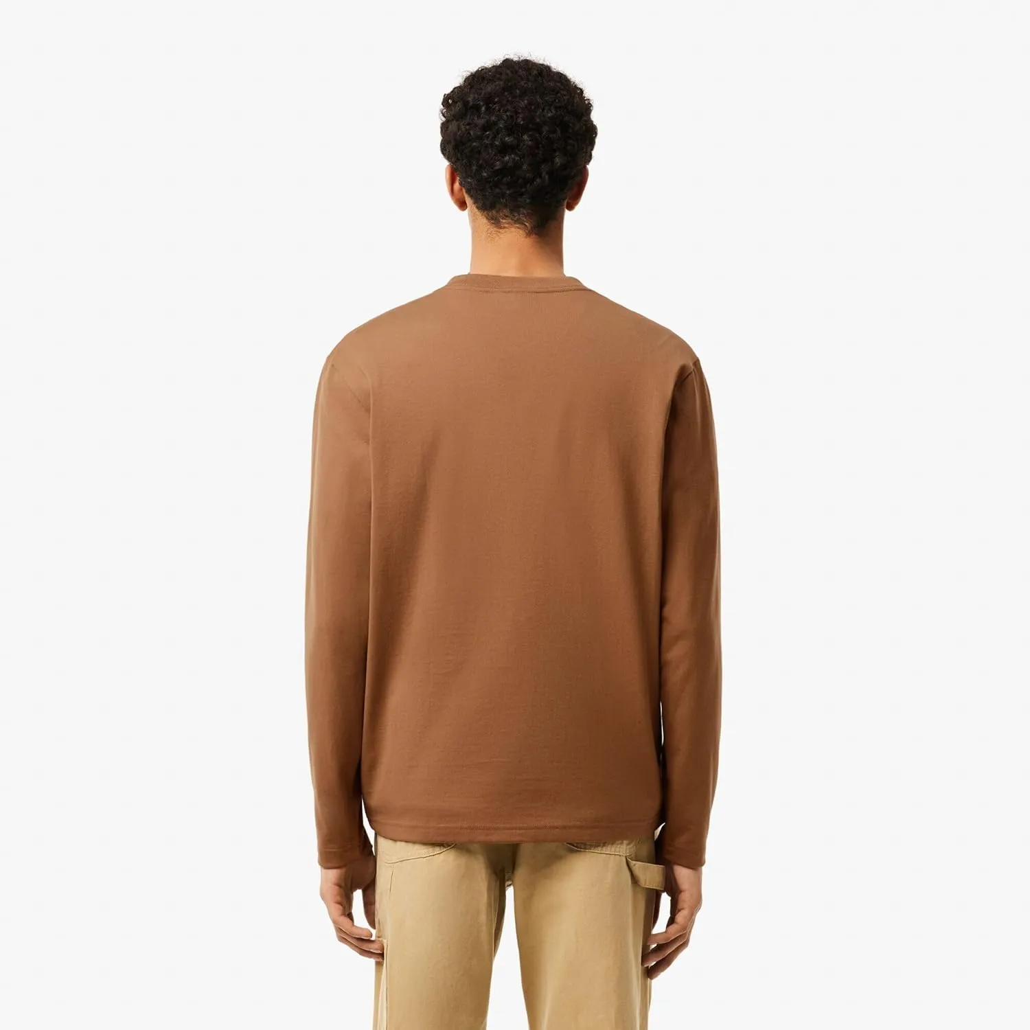 Lacoste Men's Long Sleeved Cotton Jersey T-Shirt