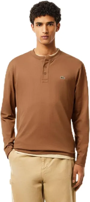 Lacoste Men's Long Sleeved Cotton Jersey T-Shirt