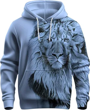 LCMTWX Mens Sweater Blouse Shirt Autumn And Winter Leisure Hooded Sweater Solid Color Sweater Soft Top Blouse Shirts For