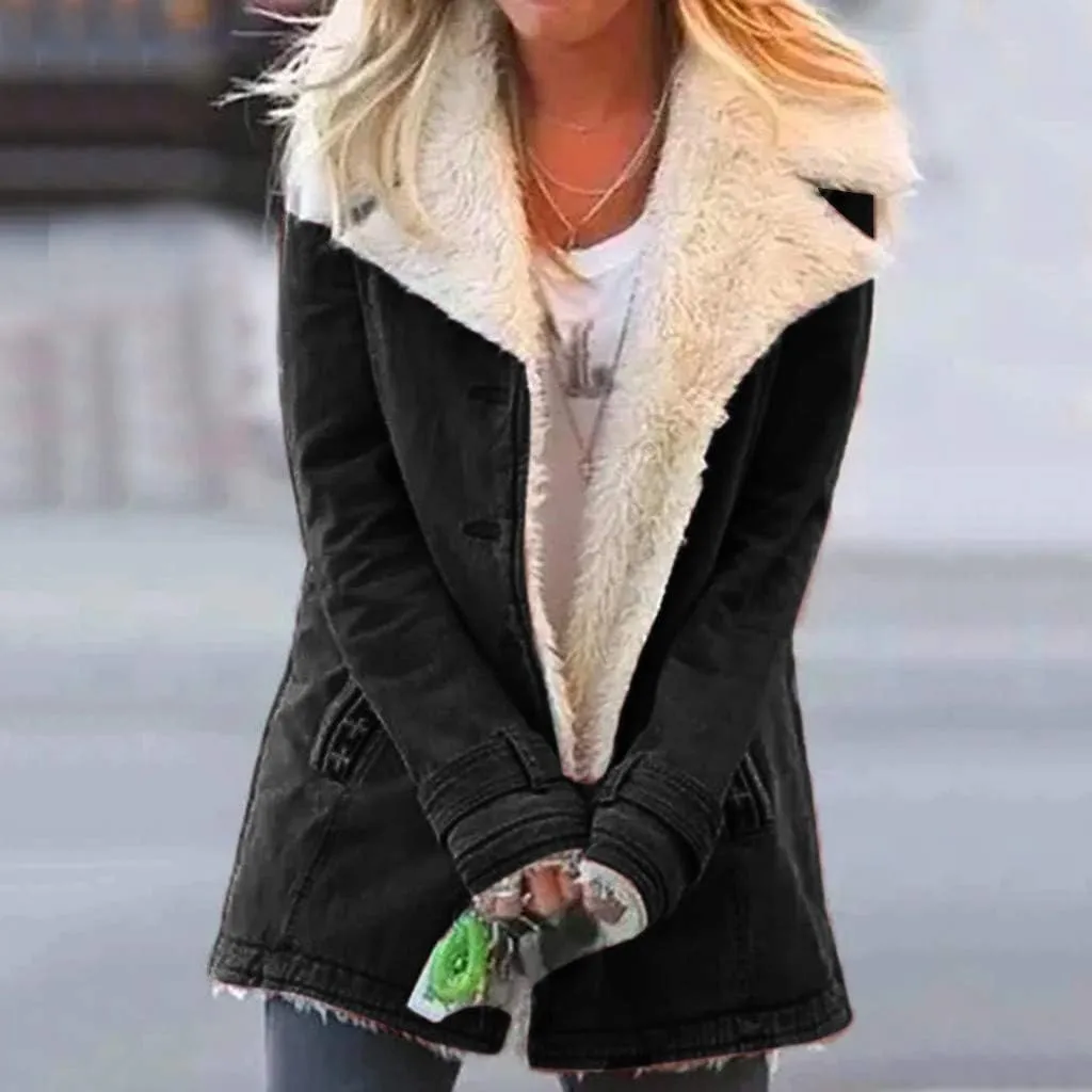 LCMTWX Women's Coats Basic Long Jacket Coat Single Breasted Long Sleeve Plus Size Outwear Coat Jacket with Coat for Women