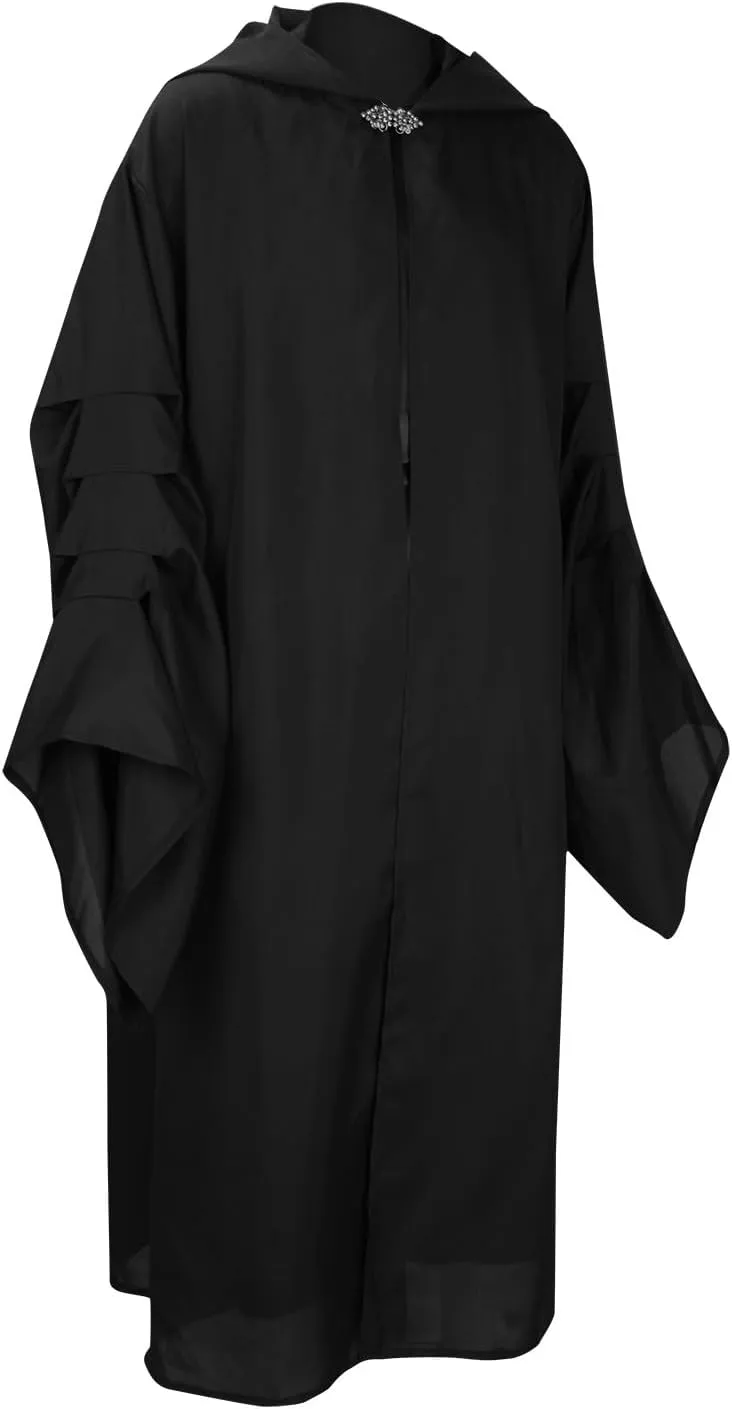 Lmdudan Unisex Adult Cosplay Wizard Cape Robes 2023 Halloween Cloak with Hood Renaissance Medieval Party Cosplay Costume
