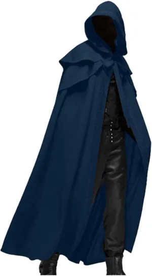 Lmdudan Unisex Adult Hooded Robe Cloak 2023 Halloween Renaissance Medieval Cape Women Men Tunic Hoodies Robe Cosplay Costumes