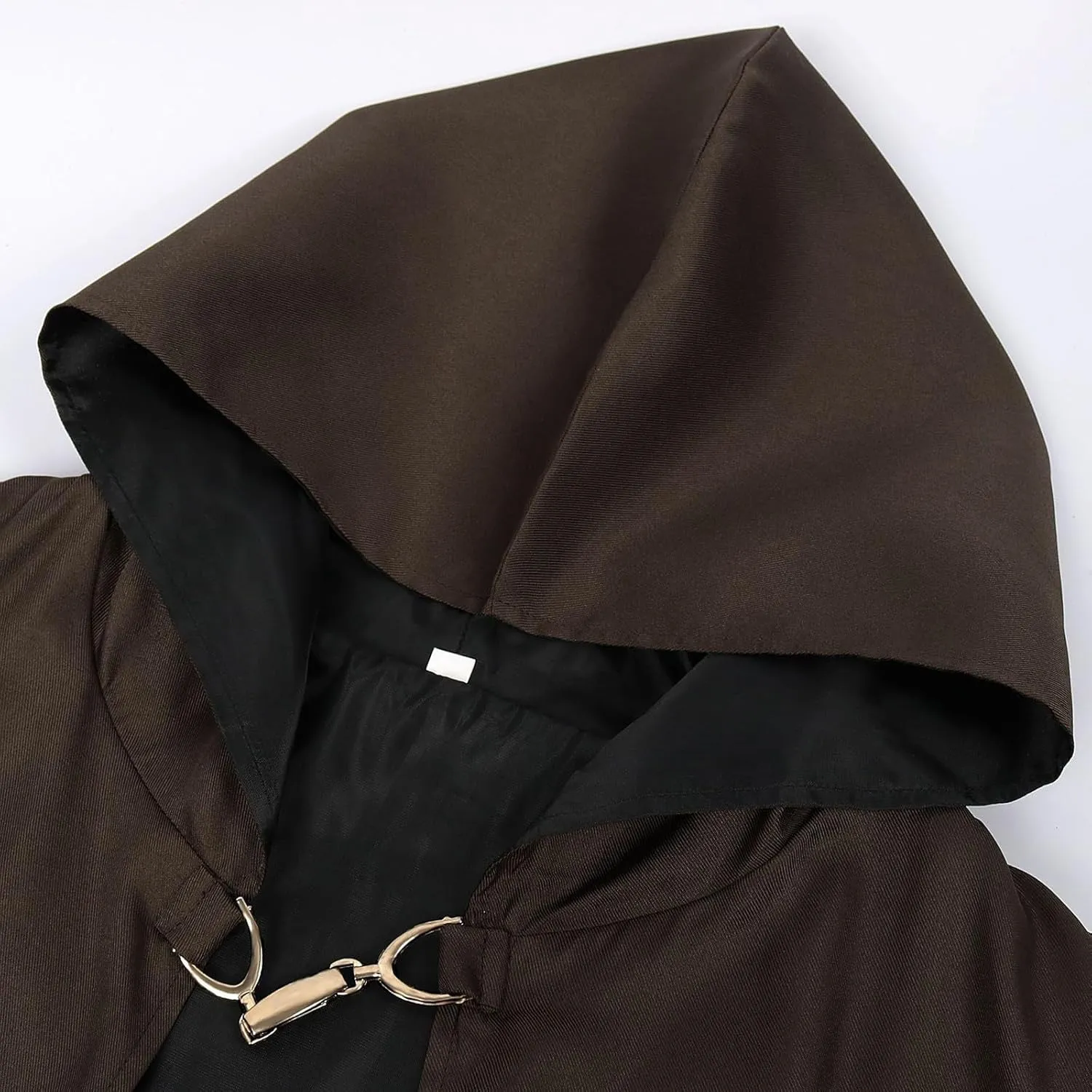 Lmdudan Unisex Adults Renaissance Hooded Cloak Medieval Cape Halloween Cosplay Costume Renaissance Steampunk Gothic Robes
