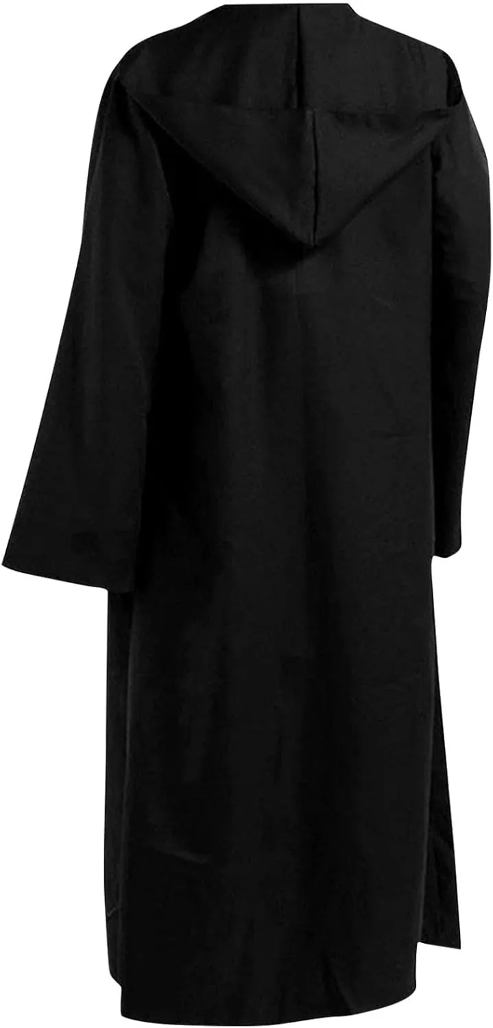 Lmdudan Unisex Cosplay Cloak Halloween Robe Costume Hooded Uniform Long Sleeve Witch Party Capes Renaissance Medieval Cloak