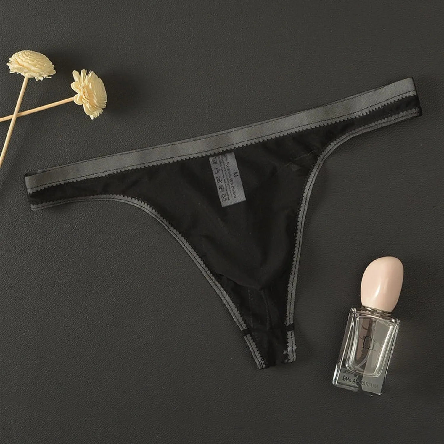Man Thong,Lingerie Men Solid Color Underwear Soft Breathable Knickers Short Sexy Panties for Men Mens Lace Panties