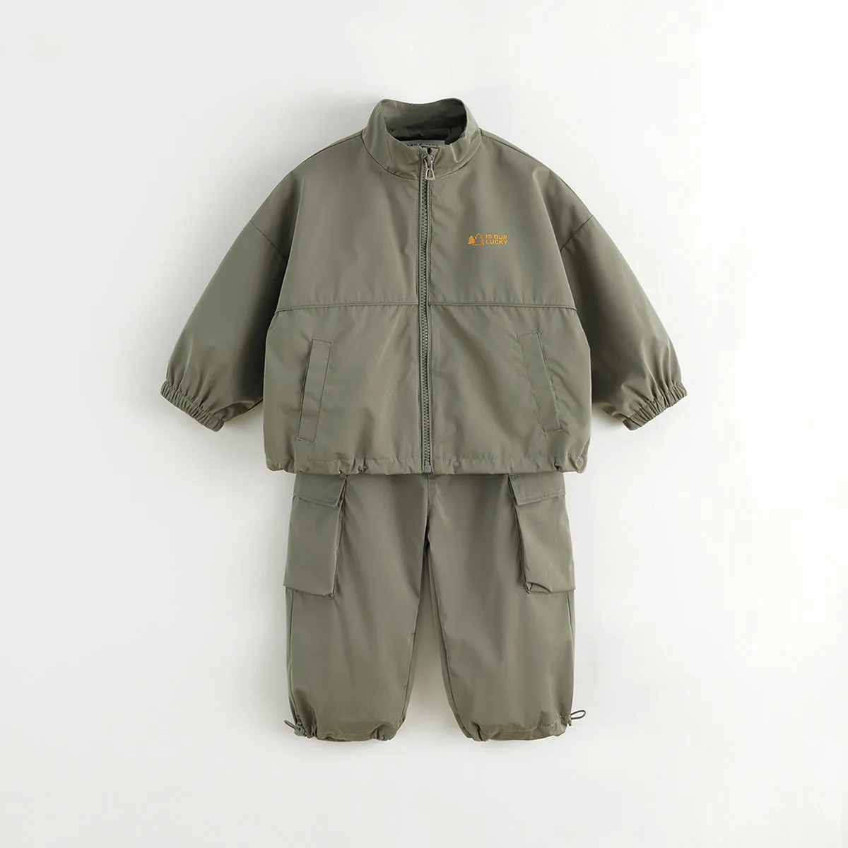 MARC & JANIE Boys Stand-up Jacket Pants Sets 241079