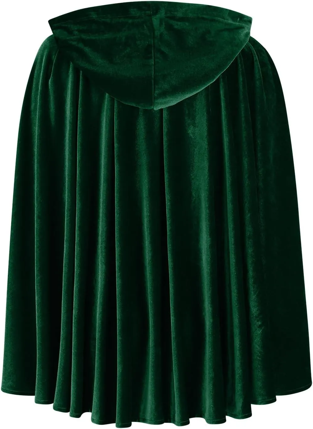 Men Women Gothic Hoodie Cloak Medieval Velvet Robe Steampunk Drawstring Cape Renaissance Solid Coat Halloween Costume