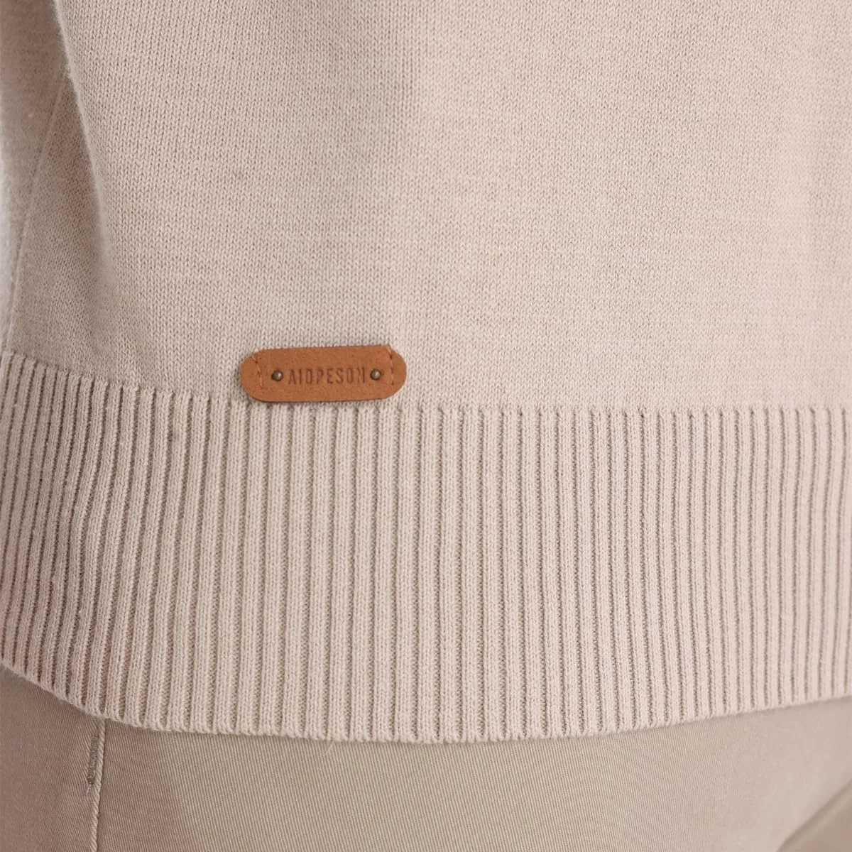 Men's Cable Knit Pullover Sweater Classic Crewneck Sweater Soft Casual Sweaters with Ribbing Edge