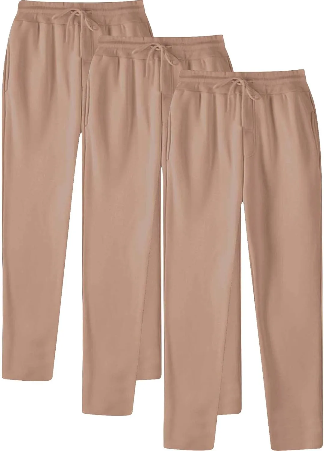 Mens Hip Hop Pants Casual Solid Color Track Cuff Lace Up Workout Pants with Pocket Pcs Pants for Man