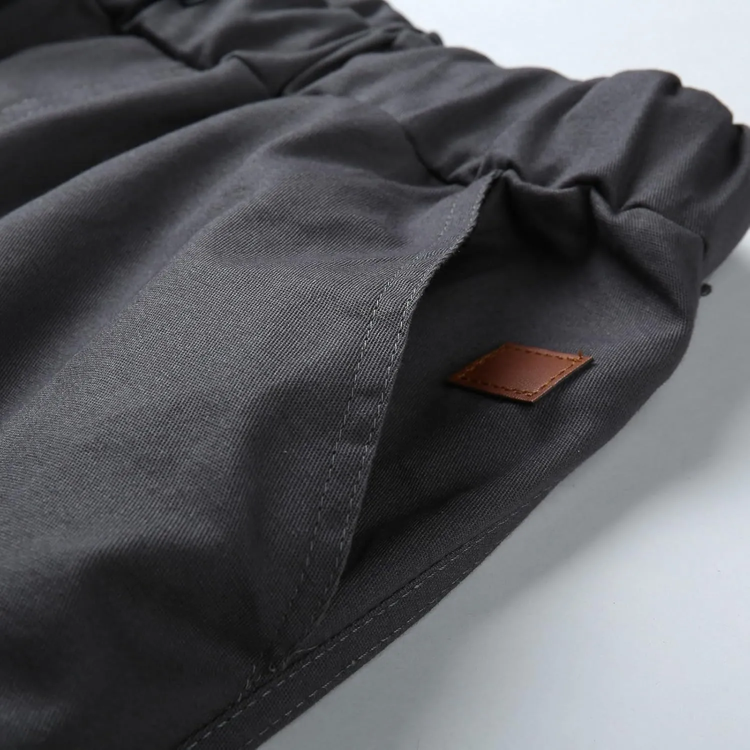 Men's Jogging Pants Cotton Fitness Drawstring Chino Cargo Pants Hiking Outdoor Twill Track Jogging Sweatpants Pants