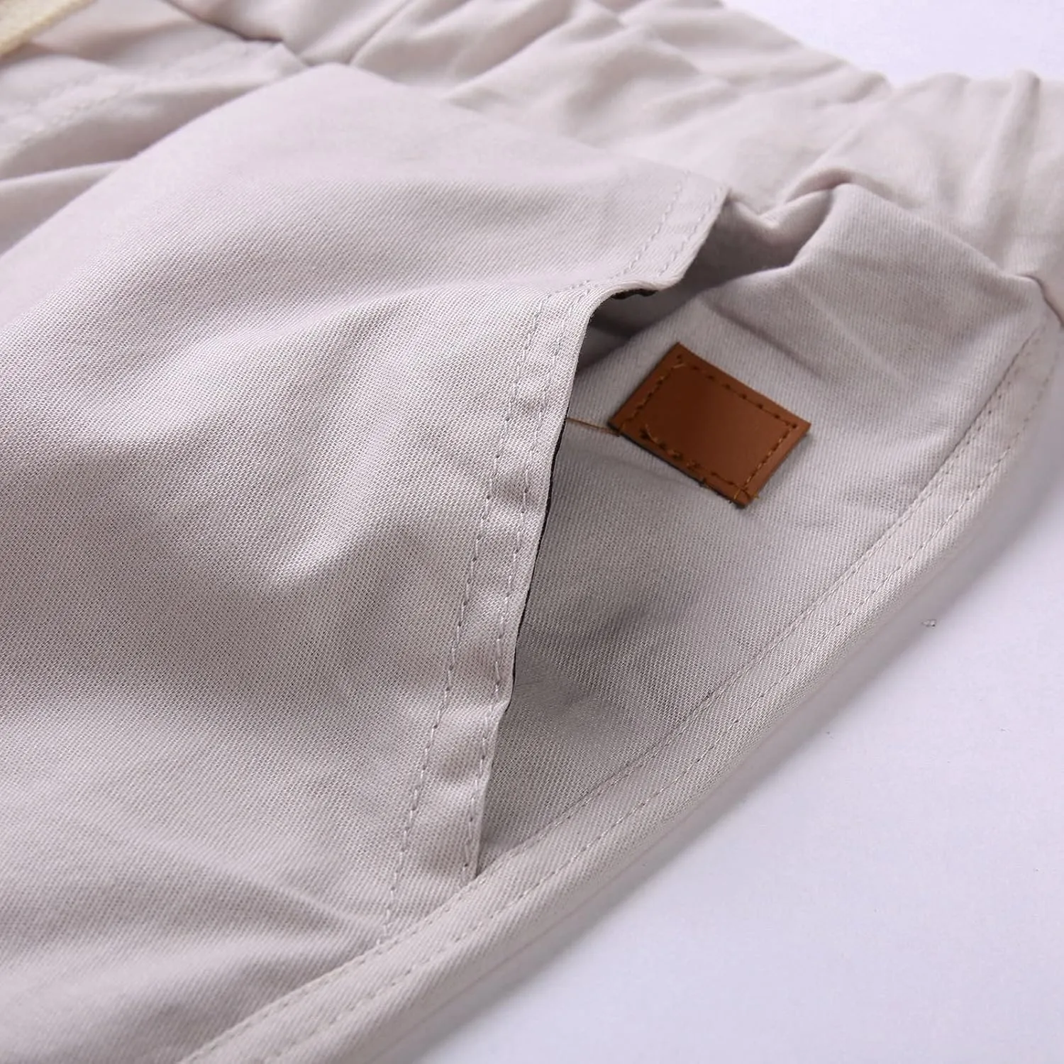 Men's Jogging Pants Cotton Fitness Drawstring Chino Cargo Pants Hiking Outdoor Twill Track Jogging Sweatpants Pants