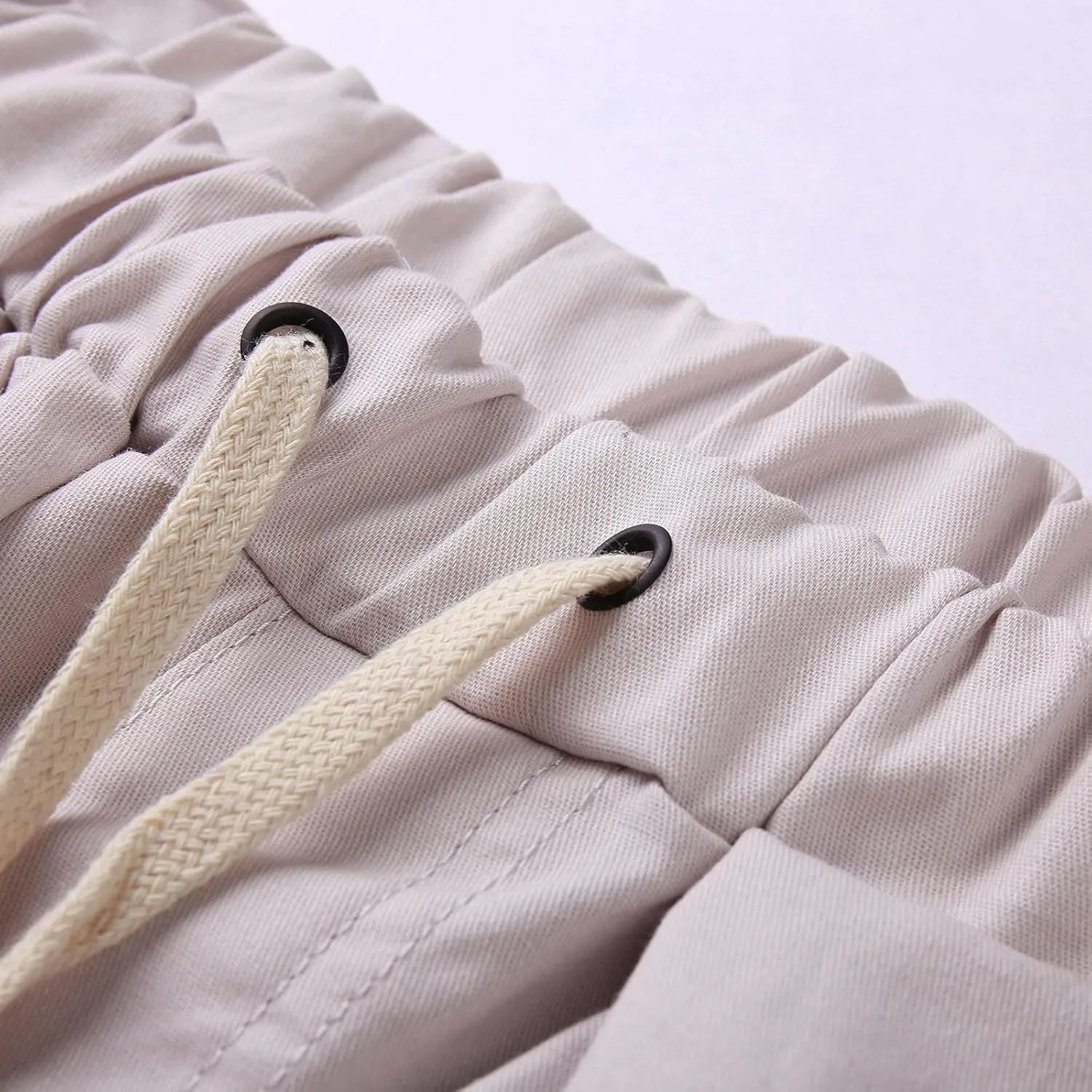 Men's Jogging Pants Cotton Fitness Drawstring Chino Cargo Pants Hiking Outdoor Twill Track Jogging Sweatpants Pants