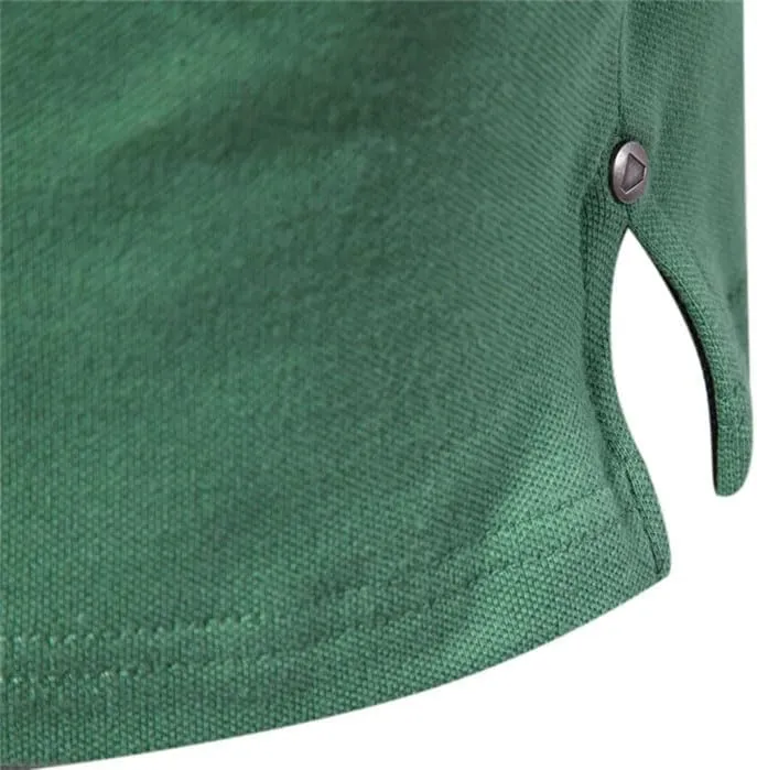 Men's Patchwork Polos Shirt Summer Quick Dry Short Sleeve Collared T Shirt Soft Breathable Comfortable Tops