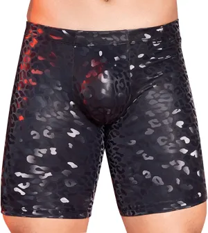 Mens Sexy Boxer Briefs Stretchy PU Leather Convex Bag Underwears Elastic Seamless Lingeries Soft Breathable Trunks
