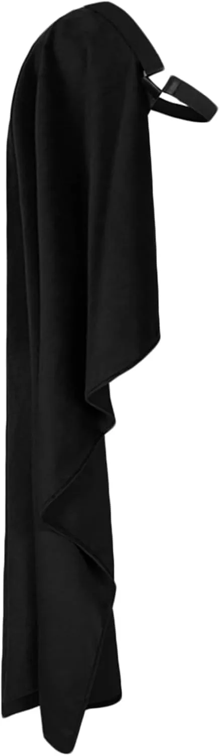 Men's Steampunk Half Shoulder Cloak Victorian Shawl Capes Medieval Buckle Cape Wraps Renaissance Halloween Costume