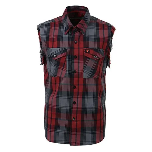 Milwaukee Leather MNG11696 Men’s Classic Black and Grey with Red