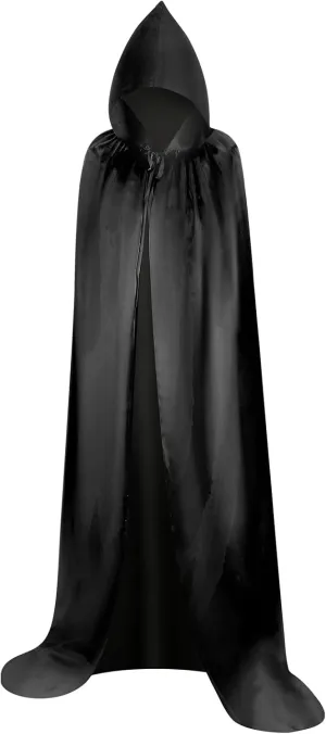 Myir JUN Unisex Hooded Cloak Robe Costume Halloween Hooded Full Length Hooded Cloak Halloween Christmas Fancy Cape Costumes