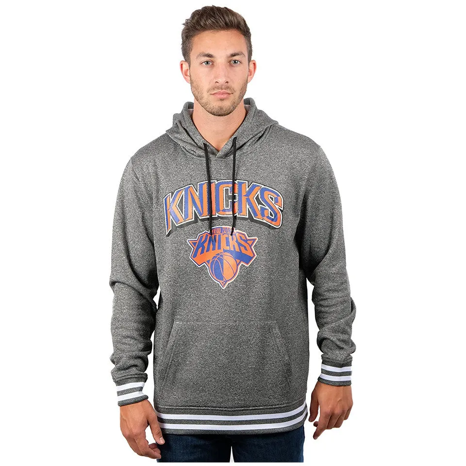 NBA Team New York Knicks Men's Focused Pullover Fleece Hoodie Sweatshirt