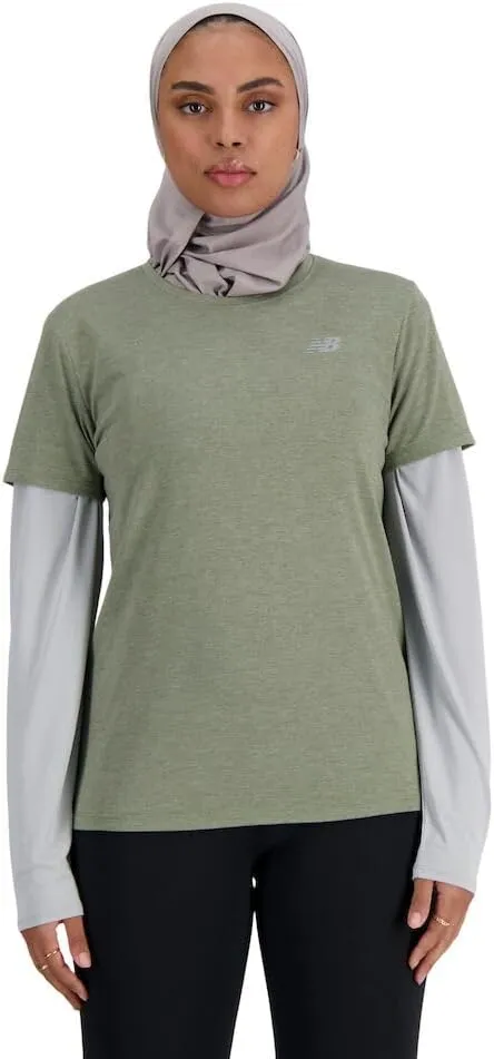 New Balance Women's Sport Essentials Heathertech T-Shirt