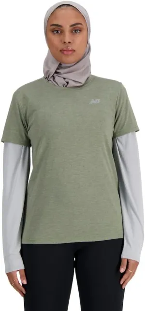 New Balance Women's Sport Essentials Heathertech T-Shirt