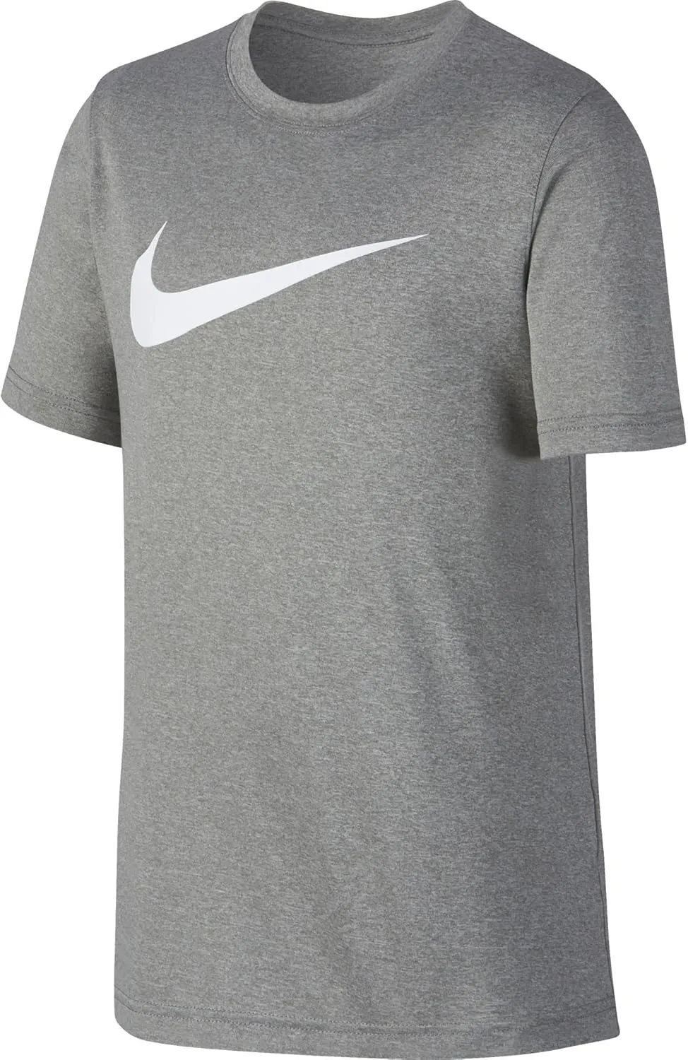 NIKE Boys' Dry Short Sleeve Swoosh Solid Tee