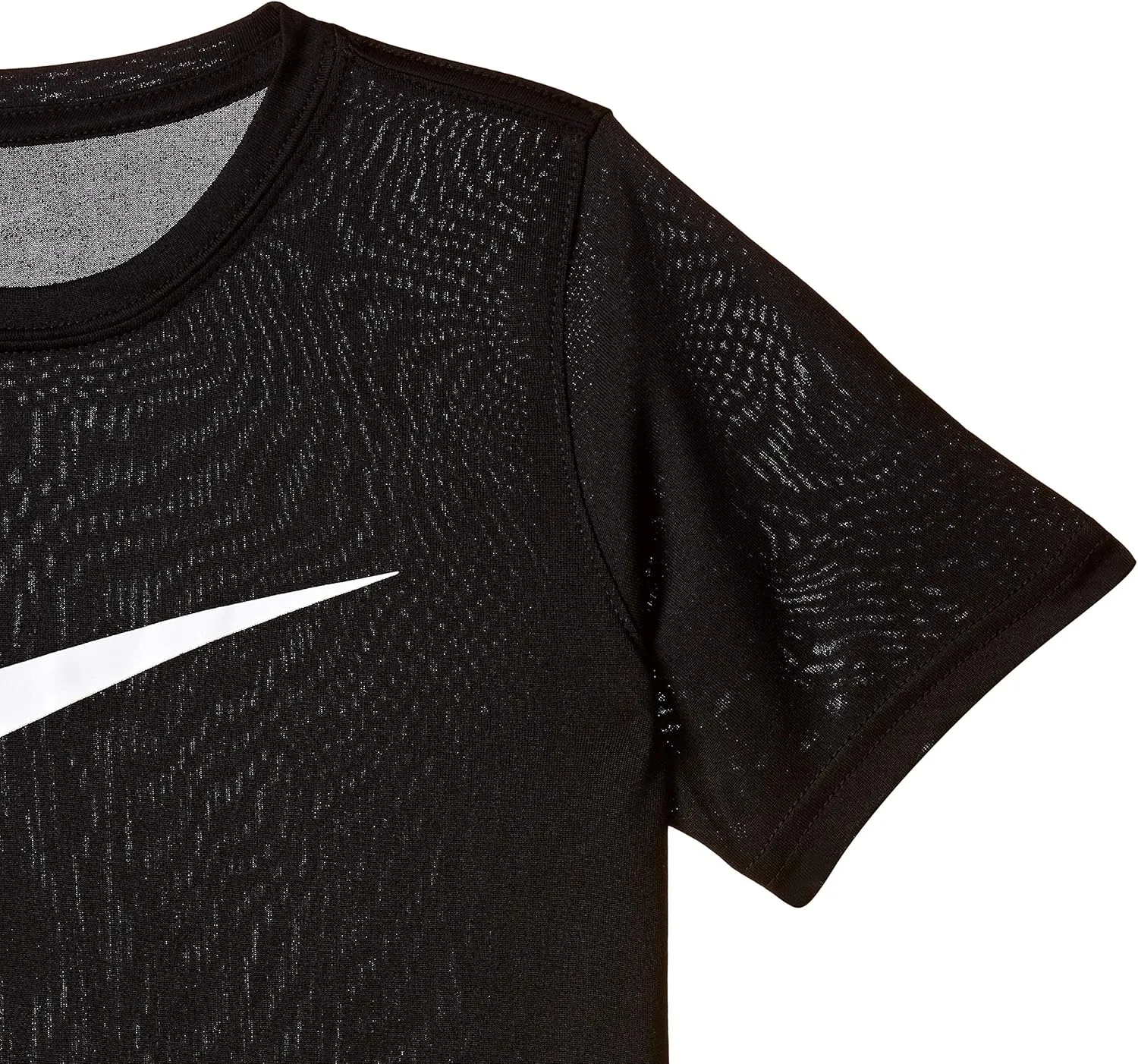 NIKE Boys' Dry Short Sleeve Swoosh Solid Tee