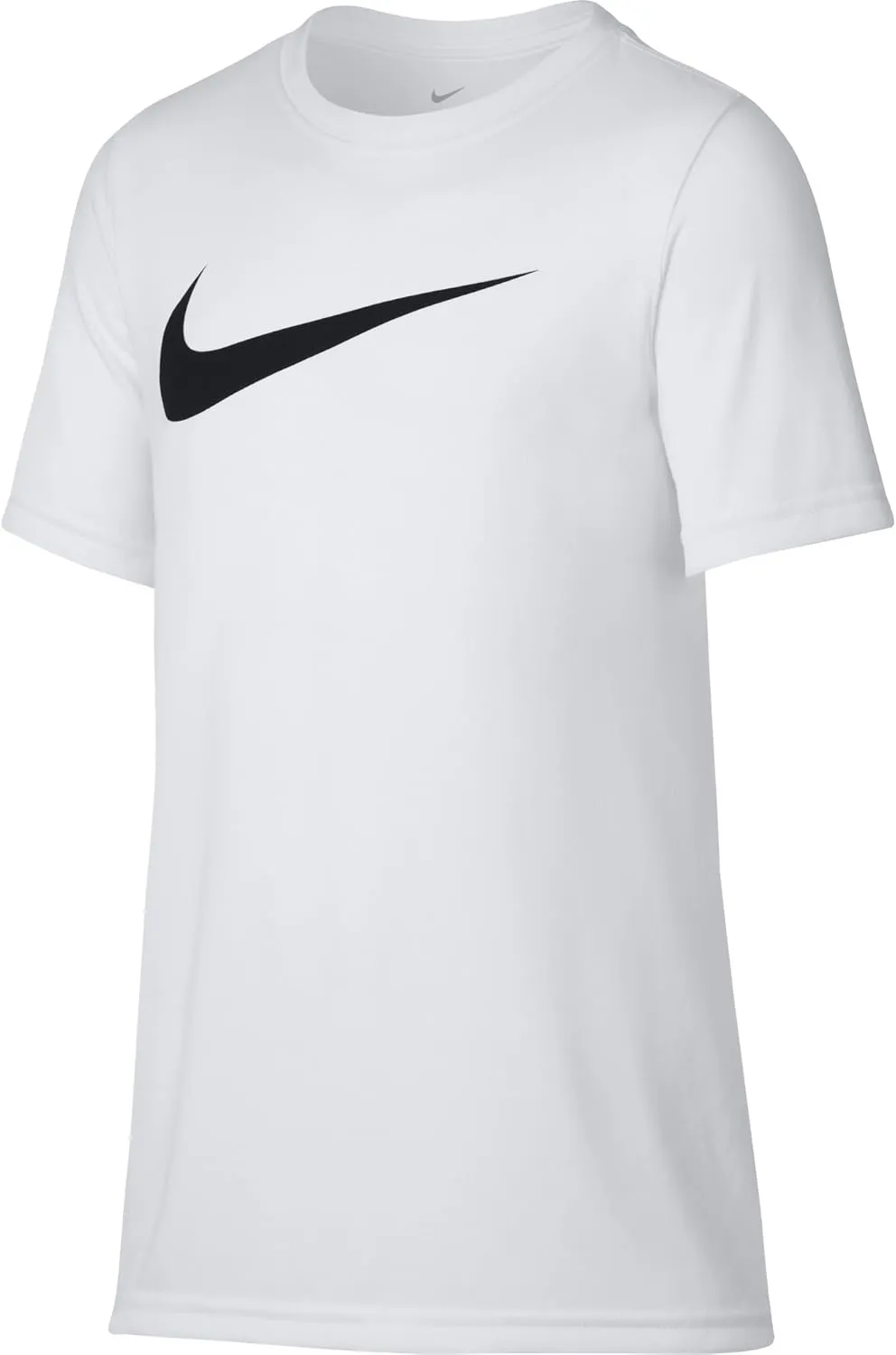 NIKE Boys' Dry Short Sleeve Swoosh Solid Tee