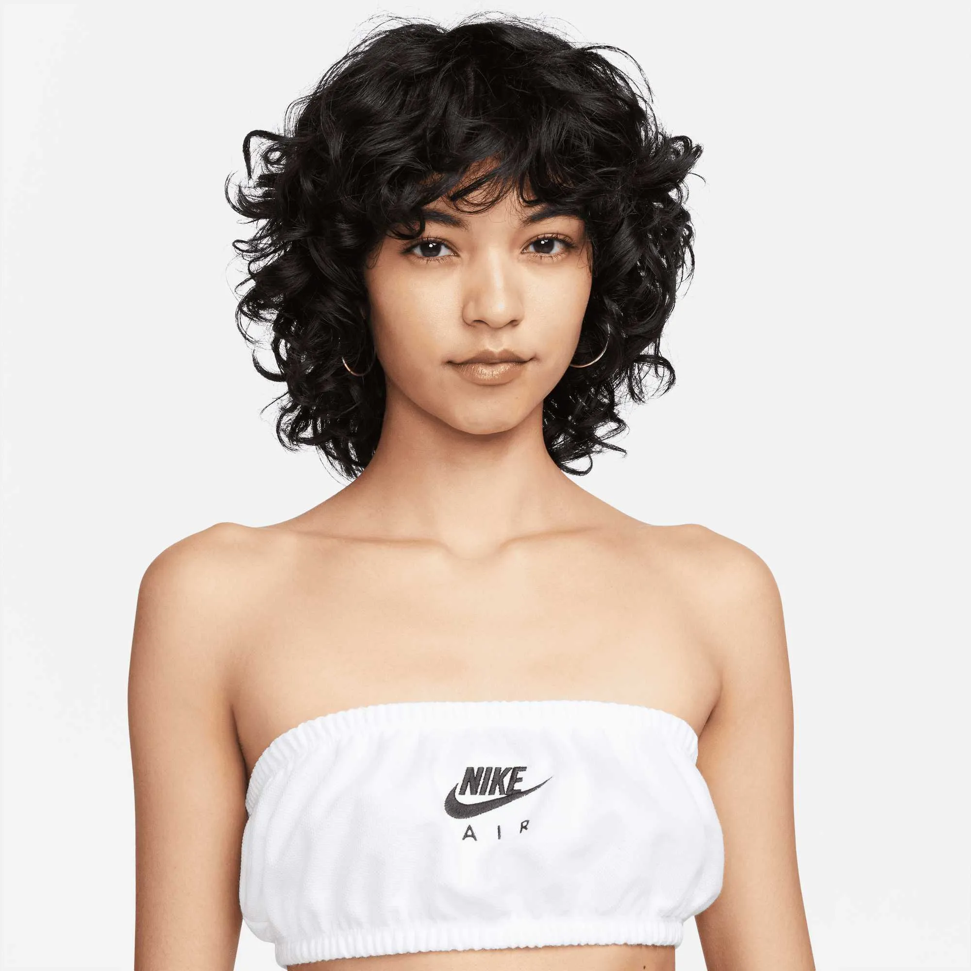 Nike Womens Air  Bandeau Top White