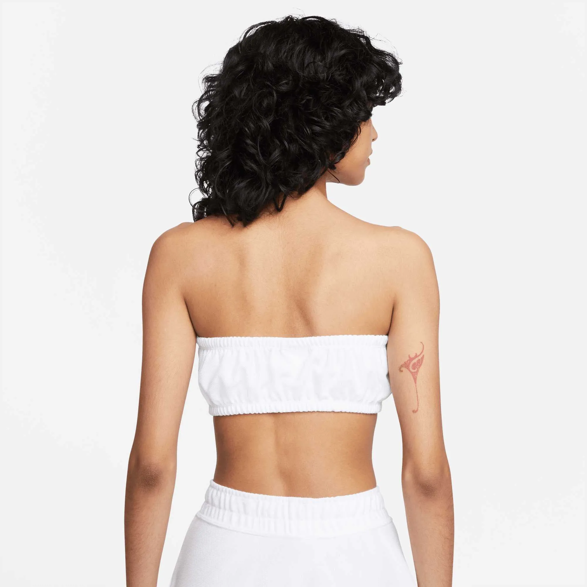 Nike Womens Air  Bandeau Top White