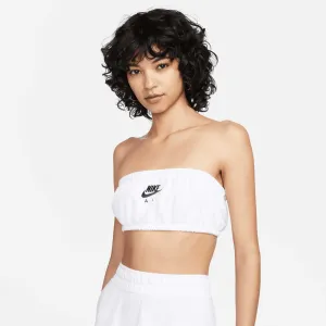Nike Womens Air  Bandeau Top White