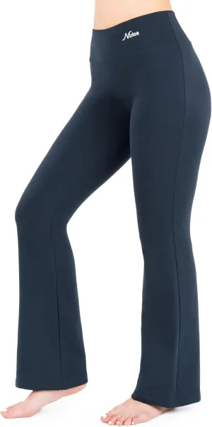 Nirlon Womens Bootcut Yoga Pants - Wide Leg Pants for Women Soft & Breathable Bootcut Yoga Pants for Yoga Regular & Plus Size