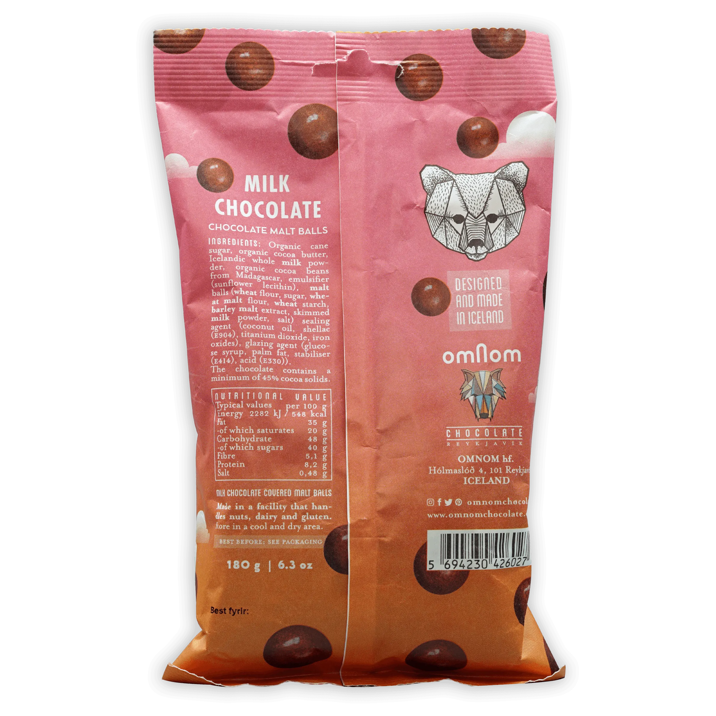 Omnom Krunch Milk Chocolate Malt Balls