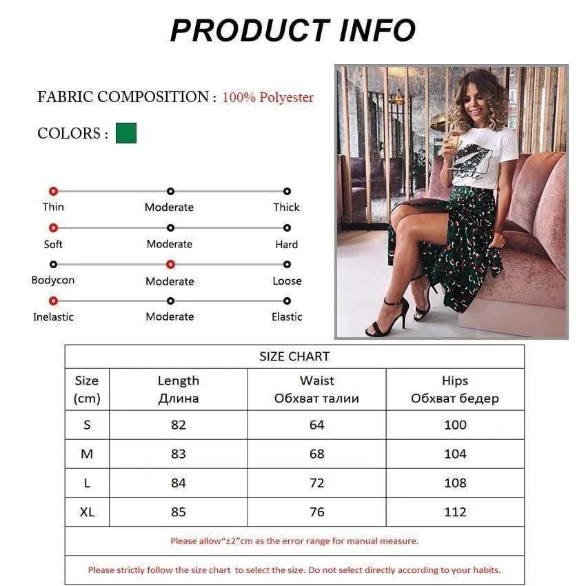 OOTN Vintage Leopard Print Long Skirts For Women