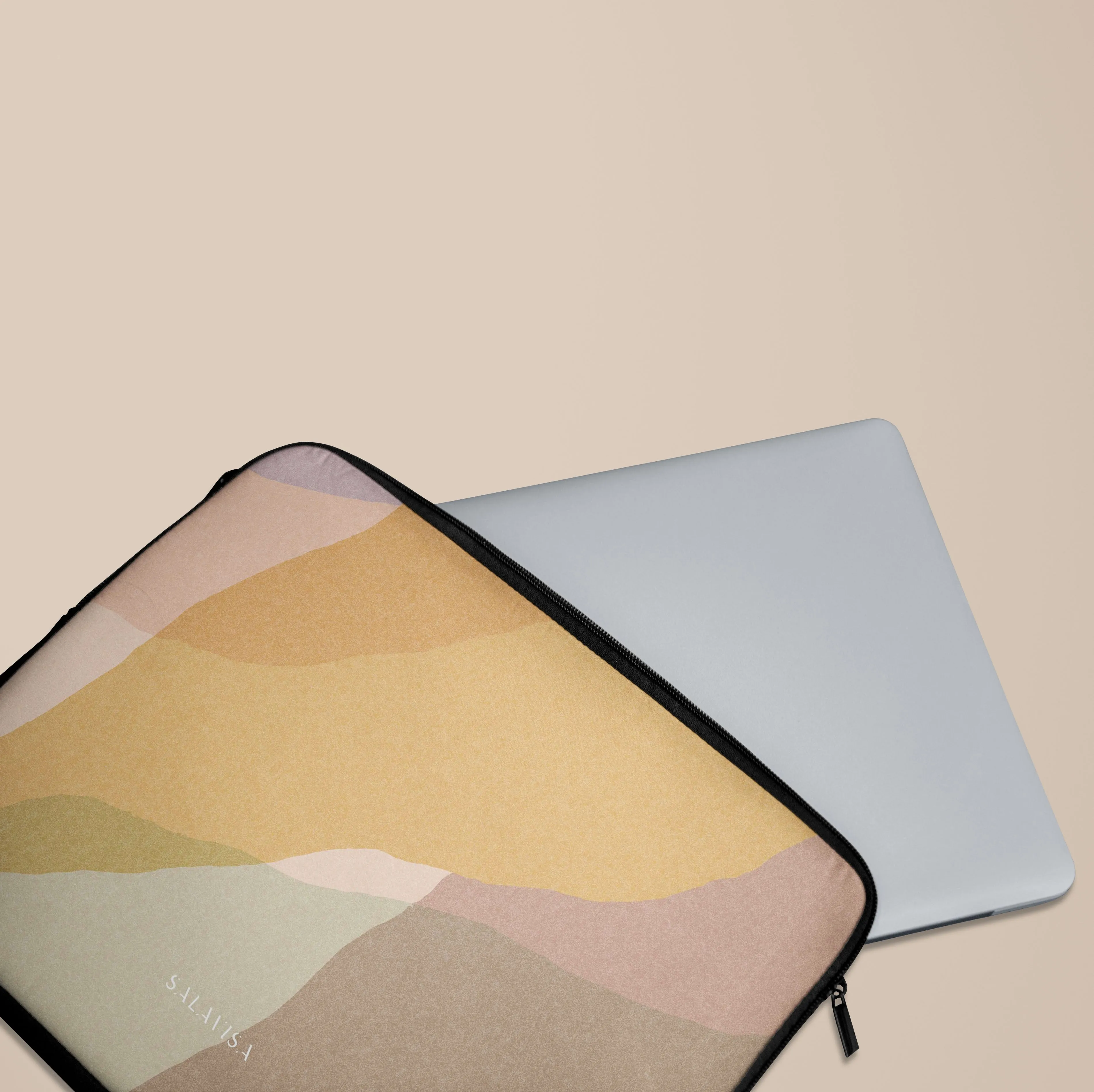 Orange Layers Laptop Sleeve