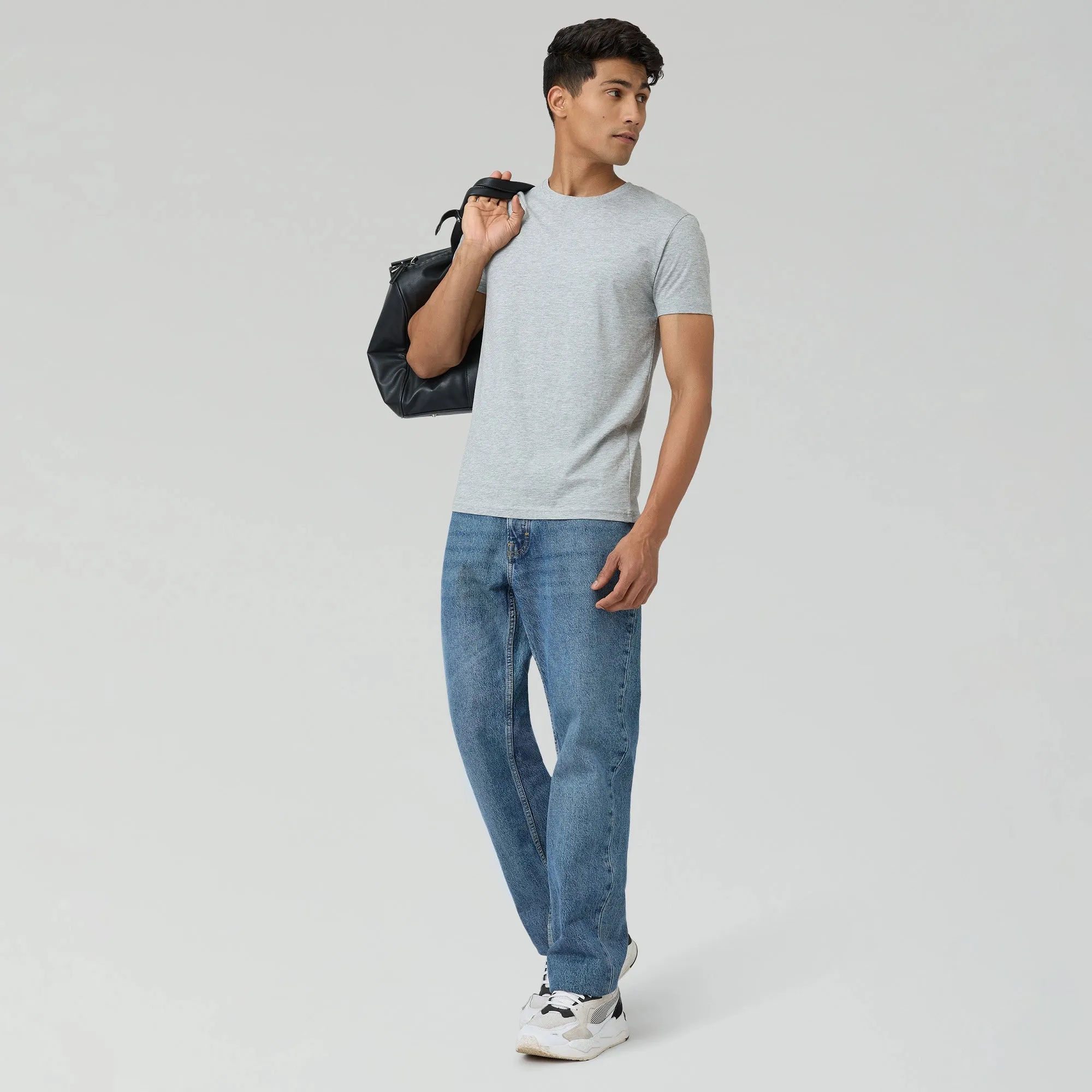Pace Combed Cotton T-shirts Frost Grey